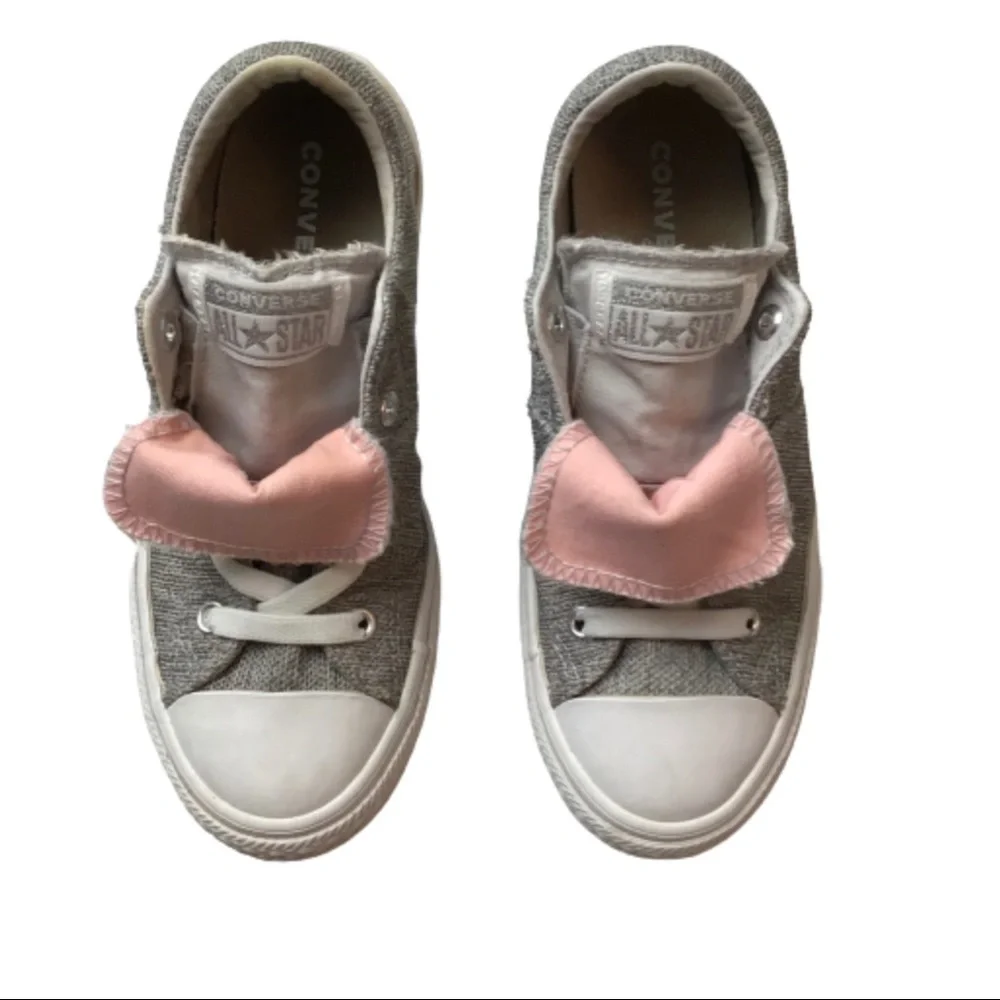 Converse All Star Maddie Ox Mouse Storm Gray & Pink 2JR